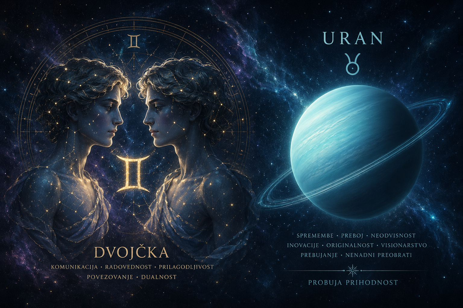 URAN v znamenju DVOJČKA